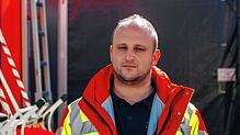 Notfallsanitäter Riccardo Lardino.