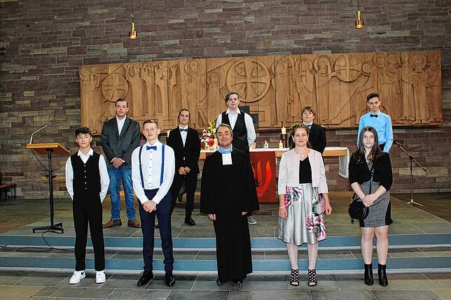 Konfirmation in der Villinger Markuskirche.