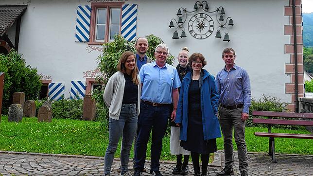 Beim Auftakttreffen in Wehr (von links): Amanda Frings (Landkreis Waldshut), Hartmut Fünfgeld (Universität Freiburg), Sven Geiger (Stadt ...