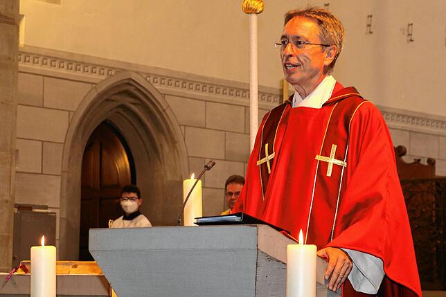 Festprediger Thomas Herkert, Ordinariatsrat und Caritas-Direktor, widmete seine Predigt dem Thema „Stille“.