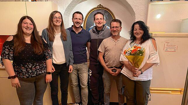 Die Narrenzunft Horheim Chropfli und Fallensteller hat sich neu aufgestellt (von links): Kassiererin Saskia Duttlinger, Schriftführerin ...