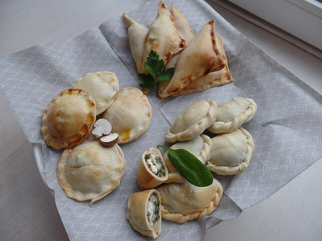 Die Empanadas von Doris Maier-Zepf mit verschiedenen Füllungen.