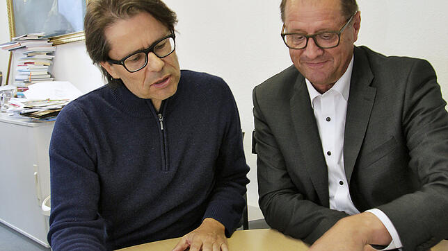 Norbert Trippl und Jürgen Roth analysieren die Wahlergebnisse, vor einem Interview am Montag beim SÜDKURIER.