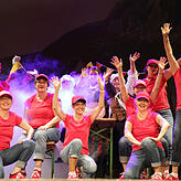Die Tanzgruppe Inge schwang flott das Tanzbein.