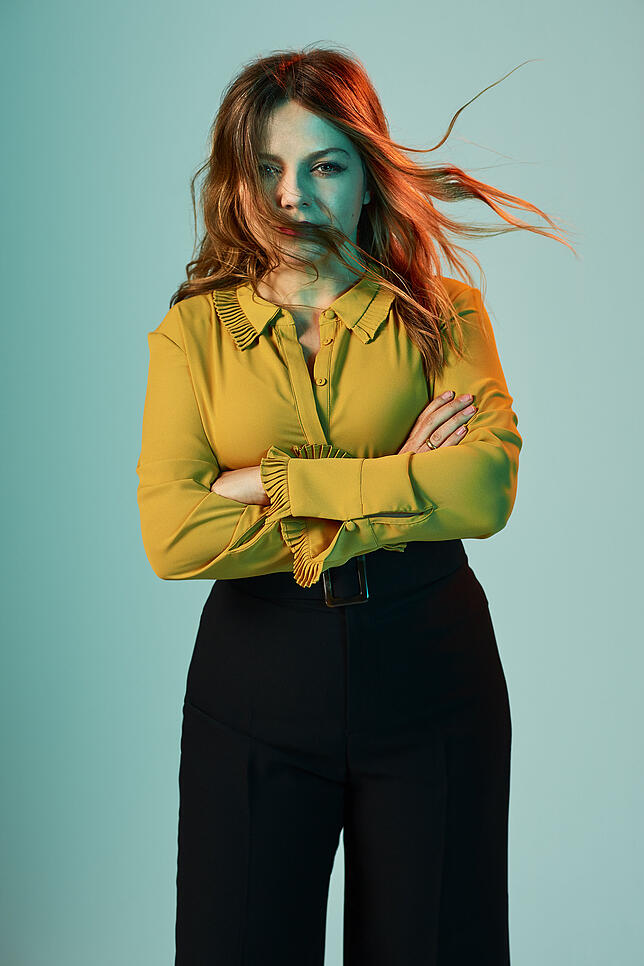 Annett Lousian tritt mit den Songs ihres neuesten Albums auf.