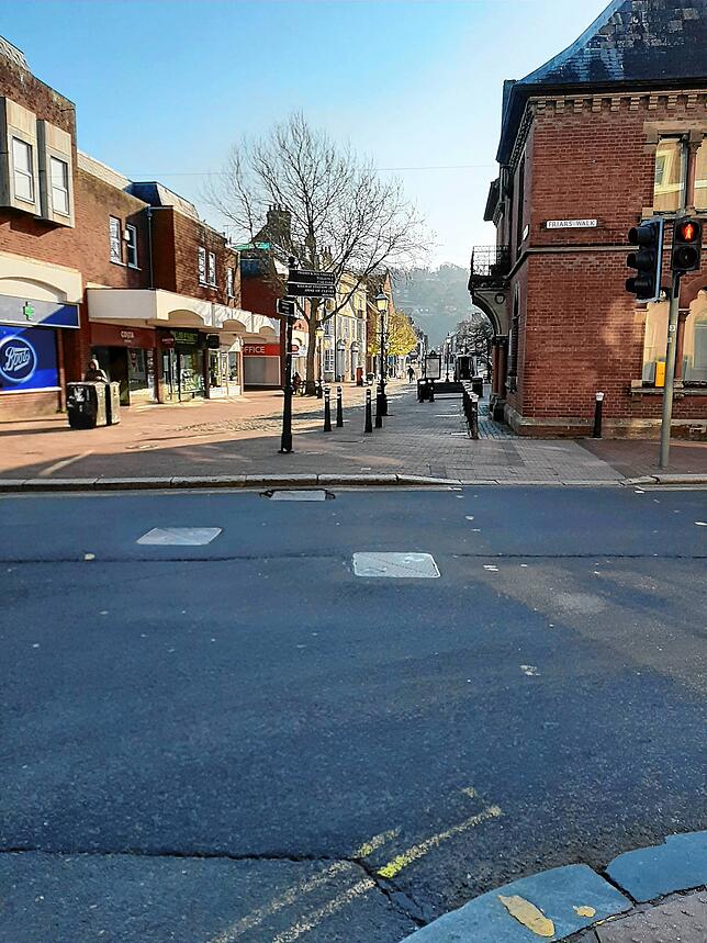 Die meisten Geschäfte in Lewes haben derzeit geschlossen.