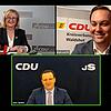 Gut gelaunte Runde: Sabine Hartmann Müller und Felix Schreiner unterhielten sich am Freitag mit Gesundheitsminister Jens Spahn &ndash; ...