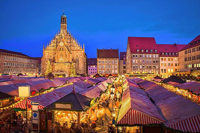 Der Christkindlmarkt in Nürnberg.