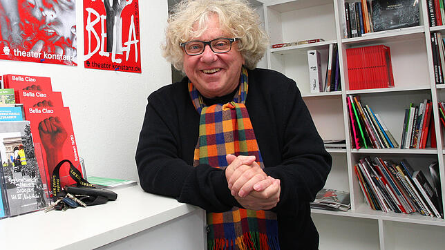Christoph Nix, bis Sommer 2020 Intendant des Stadttheaters Konstanz, hier aufgenommen Ende November 2019.