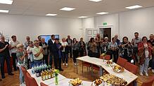 Applaus für einen gelungenen Umbau gibt es von den Besuchern am Tag des offenen Rathauses in Marbach. Größer, heller und freundlicher ...
