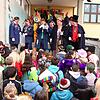 Schülerbefreiung an der Wiestorschule.