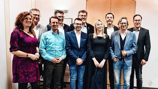 Sie kandidieren für die CDU für den Kreistag (von links): Heike Sonntag, Joachim Grüner, Simon Klaiber, Ralph Gerster, Philipp Dürr, ...