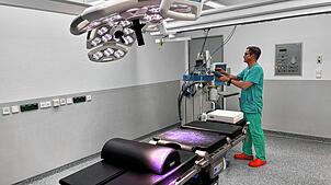 Der OP-Saal 22 im neuen ambulanten OP-Zentrum im Klinikum Konstanz ist fertig. Er muss nur noch desinfiziert werden. Ab Montag, 13. ...