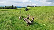 Blick auf eine Wiese im Gebiet Hoheneck zwischen Hottingen, Hogschür und Oberwihl. Hier sollen 90 Hektar als Vorranggebiet zur ...