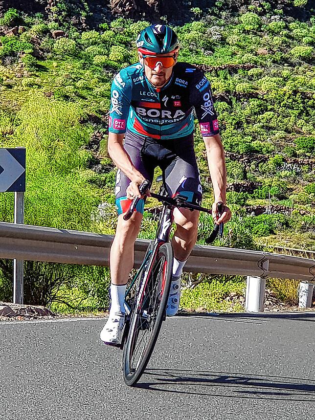 Höhenmeter machen: Nico Denz vom VBC Waldshut-Tiengen trainierte auf Gran Canaria intensiv für die neue Saison.