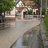 So sieht es in Durchhausen kurz nach den sintflutartigen Regenfällen aus.