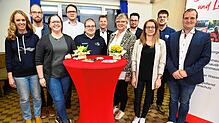 Die Mitglieder vom Ortsverband wählen den neuen Vorstand bei der Mitgliederversammlung. Im Bild von links Catharina Seidel, Thomas ...