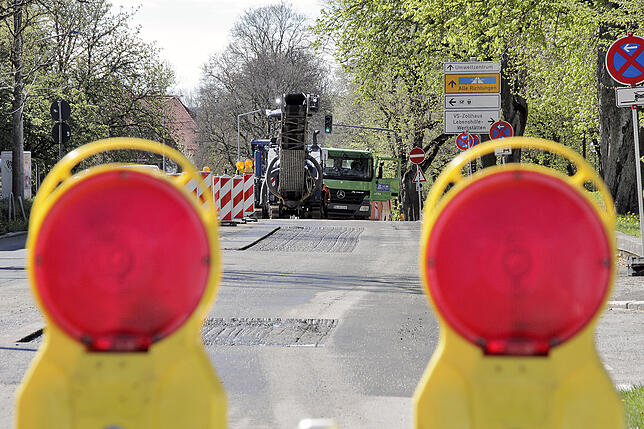 Für die vorbereitenden Straßensanierungen sind jeweils halbseitige Straßensperrungen nötig.