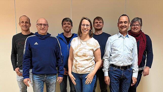 Sie kandidieren für einen Sitz im Ortschaftsrat von Altheim (von links): Nicky Schneider, Ralf Hafner, Mathias Utz, Franziska Stump, ...