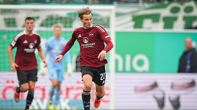 Caspar Jander steht in Nürnberg noch bis 2028 unter Vertrag.