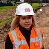 Die Diplom-Ingenieurin Peggy Bretfeld ist Chefin über die Bahnbaustellen von Baden-Baden bis an den Bodensee.