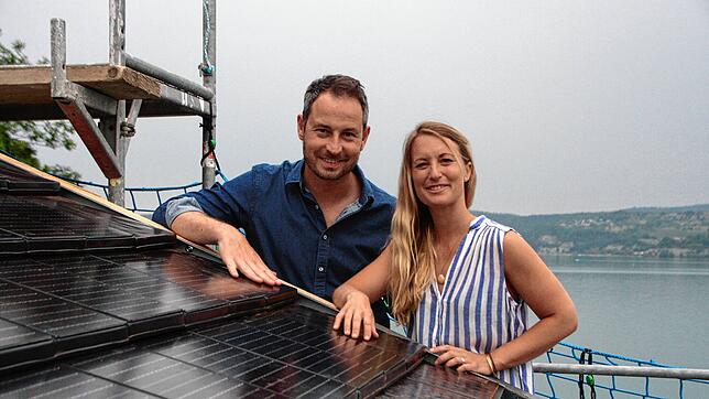 Dominik und Stephanie Maier freuen sich über die tolle Aussicht auf den See und die Möglichkeit, alle Nachbarn kennen zu lernen. Das ...