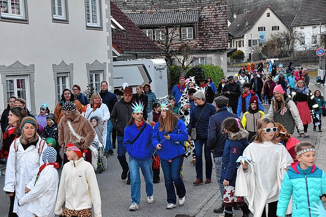 Bild 20: Narren feiern Rosenmontag mit Kindernachmittag und Fackelzug
