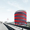 Eine von zwei Möglichkeiten. In diesem Entwurf verwendeten die Architekten des Büros Sauerbruch Hutton für die Außenhaut eine textile ...