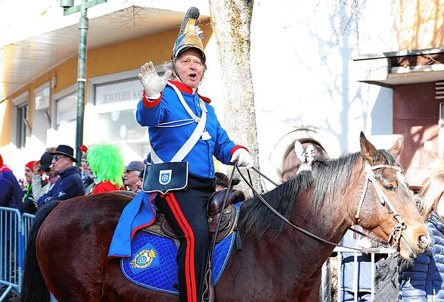 Bild 12: Tausende feiern beim Fasnachts-Umzug durch die Innenstadt