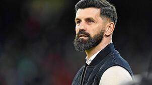 Miron Muslic vor dem Spiel seiner alten Mannschaft.