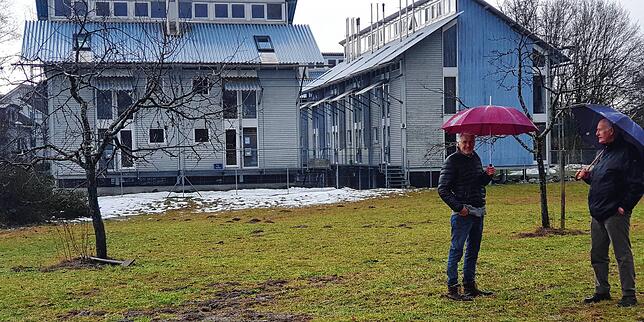 Die Studentenwohnungen an der „alten“ Jungerhalde, erdacht vom Architekturbüro Schaudt.