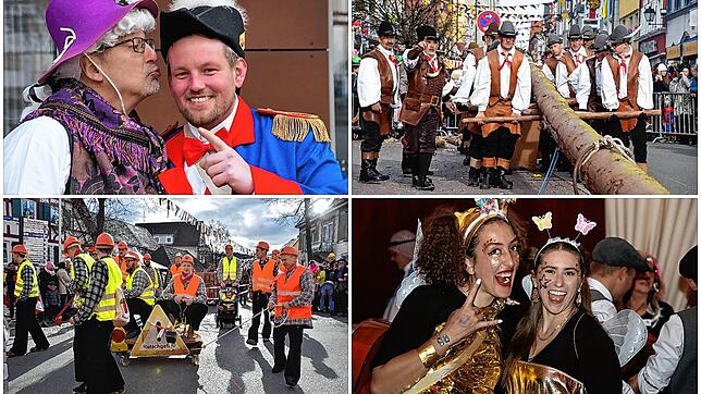 Einige von vielen schönen Momenten der Fasnacht 2023 im Raum Stockach.