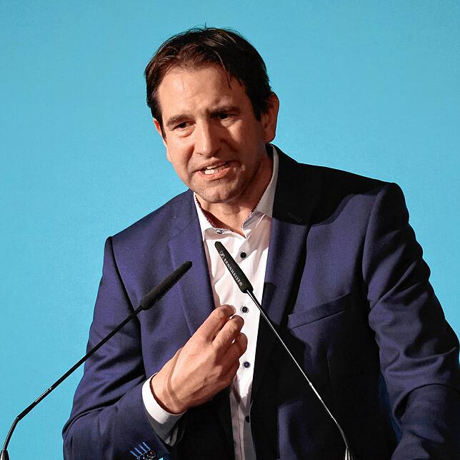 Engagiert und kämpferisch: Andreas Jung bei seiner Rede beim Neujahrsempfang der CDU in Konstanz