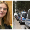 Mit diesem Bild sucht die Polizei nach Jasmin M. Rechts ein Bild eines Sucheinsatzes bei Heudorf am 27. Februar.