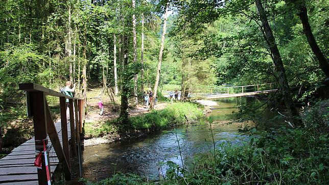 Tourismus in Bonndorf: Die Wutachschlucht ist bei Wanderern ein beliebtes Ziel.