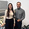 Die beiden Mitgründer und Geschäftsführer von Eversion Technologie, Julia Zimmermann und Timon Sutter, in der Produktionsstätte des ...