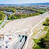 Unten durch nach rechts statt direkt geradeaus: Die kürzeste Verbindung aus Richtung Radolfzell nach Konstanz-Wollmatingen, aber auch ...