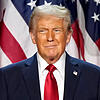 Donald Trump bei einer Wahlparty am 6. November 2024 in West Palm Beach, Florida. Am 20. Januar wird er als Präsident vereidigt.