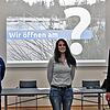 Kneippbad-Leiter Jerome Jover (von links), Betriebsleiterin Natascha Toninger und Stadtwerke-Geschäftsführer Ulrich Köngeter sind bereit ...