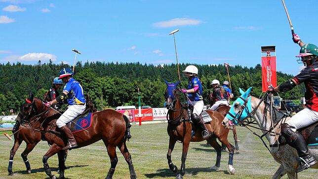 Rasant, blitzschnell und wild geht es am vergangenen Wochenende beim Poloturnier in Sylvenstal her. Die Teams spielen auf dem großen ...