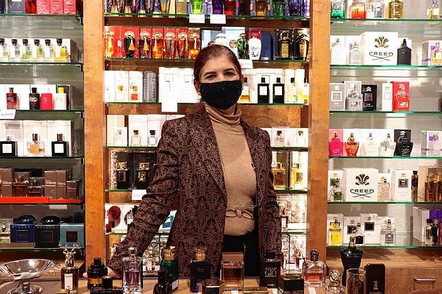 Heike Stocker, Filialleiterin der Parfümerie Gradmann in Überlingen: „Dank unserer Kundenkartei konnten wir gezielt Kunden ...