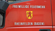 Ein Fahrzeug der Feuerwehr Rheinfelden (Symbolbild).