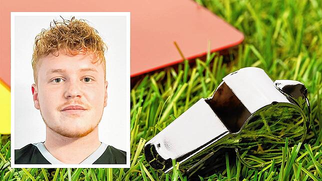 Pfeift und spielt für den SV Mühlhausen: Niklas Unger.