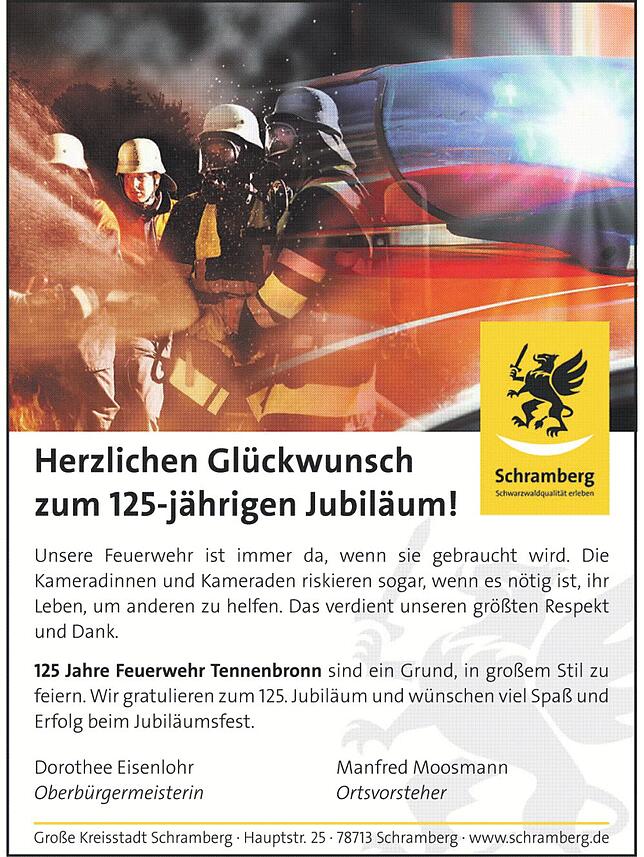 Bild 2: 125 Jahre Feuerwehr Tennenbronn: Oldtimer und Blaulichtparty