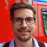 Daniel Dillmann, Sprecher der Freiwilligen Feuerwehr Überlingen.