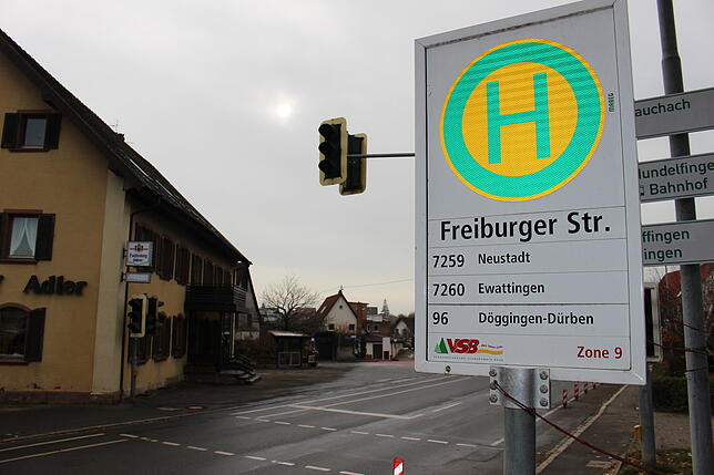 Ein großer Posten, der 2018 nicht erledigt werden konnte: Die Regelung der Abwasserbeseitigung in der Dögginger Freiburger Straße und ...