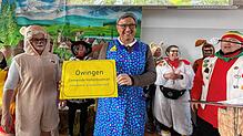 Öfter mal ein neues Ortsschild: Owingen als Teilort von Hohenbodman &ndash; das Schwungrad Europas.