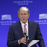 George W. Bush übernahm zentrale Vokabeln von US-Freikirchen, als der Krieg gegen den Irak begann.