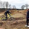 Luan Bytyqi (13) ist einer der Ersttester beim neu entstehenden Bikepark in Zoznegg. Alexander Krebs, Vorstand für Jugend- und ...