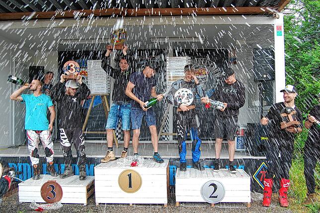 Groß war die Freude bei den drei erstplatzierten Teams: „MF Hotzenwald Racing Team“, „d‘Wilde us de‘Schilde“ dem „Schürli Junior Team“.